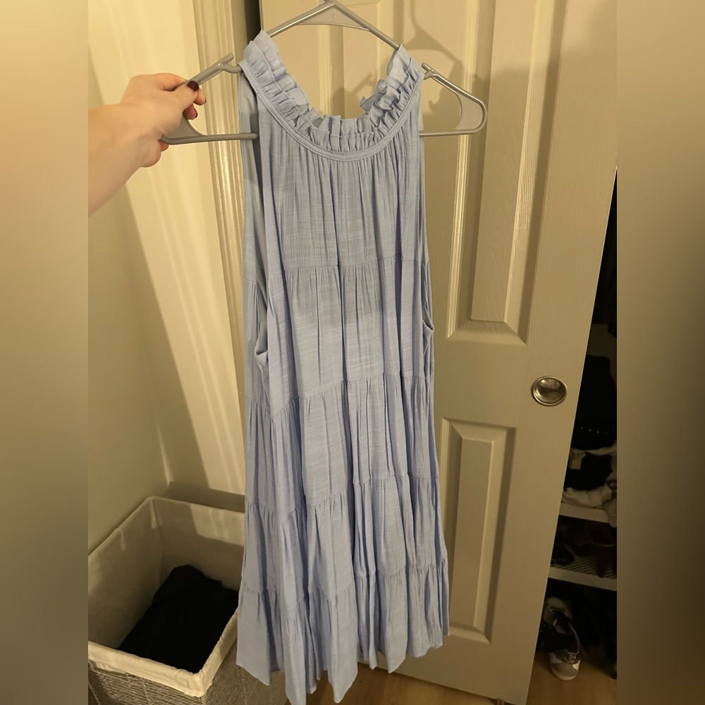 Entro Light Blue Maxi Dress